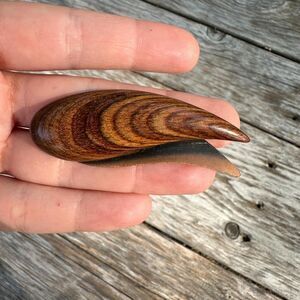 Vintage Jewelry Brass Teak MCM Modernist Brooch Pin Jewelry